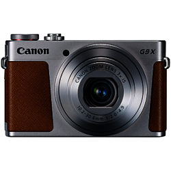 Canon PowerShot G9 X Digital Camera, 1080p, 20MP, 3x Optical Zoom, OIS, NFC, Wi-Fi, 3 Touch Screen Silver